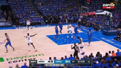 EL THUNDER APLASTA A LOS TIMBERWOLVES Y SE PONE 2-0 EN LAS FINALES DEL OESTE - MH SPORTS