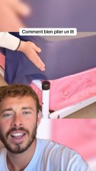 Comment bien plier son lit