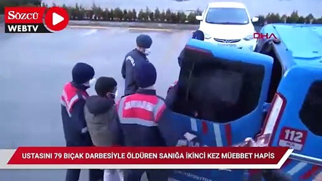 Ustasını 79 bıçak darbesiyle öldüren sanığa ikinci kez müebbet hapis