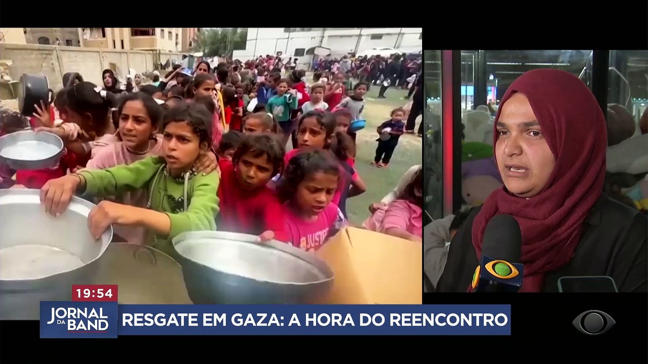 Brasileiros resgatados de Gaza reencontram familiares