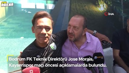 Jose Morais: 'Kazanıp, ihtimalimizi son maça kadar taşımak istiyoruz'