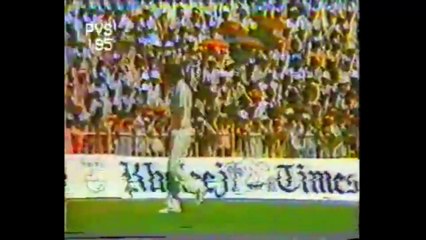 Wasim Akram 1 for 40 in 8.1 Overs 1 Mdns Out Haynes in First Over vs West Indies 1st Match, Sharjah, November 15, 1985, Rothmans Sharjah Cup