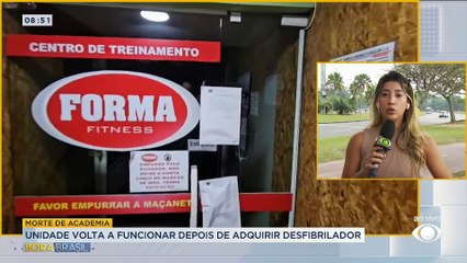Academia que jovem morreu no RJ volta a funcionar após adquirir desfibrilador