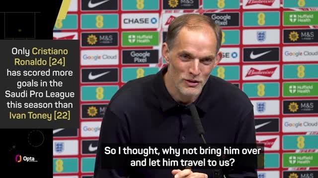 Tuchel reveals reasons for Ivan Toney's England call-up