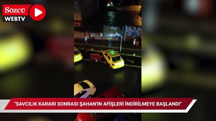 "Savcılık kararı sonrası Resul Emrah Şahan'ın afişleri indirilmeye başlandı"