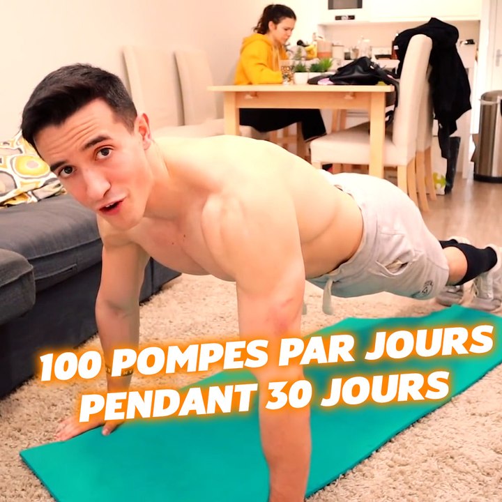 100 POMPES PAR JOUR PENDANT 30 JOURS !!