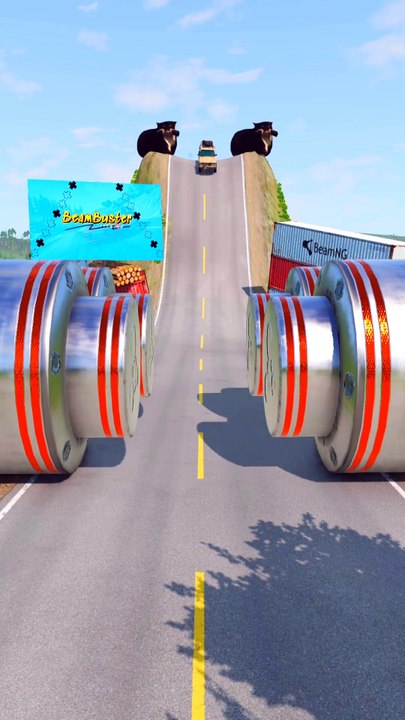Cars & School Buses vs Crushers - BeamNG.Drive