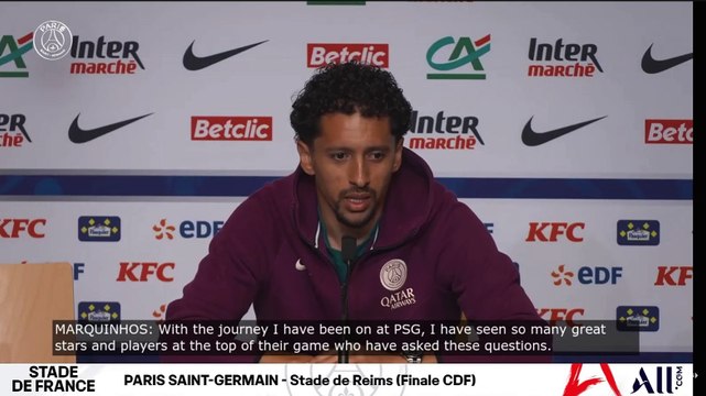 Marquinhos sur son avenir : je joue le prochain match comme si c'était le dernier