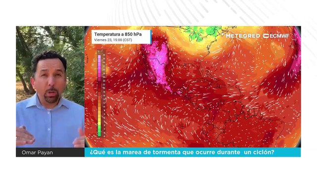 ¿Que es la marea de tormenta que ocurre durante el impacto de un ciclón tropical?