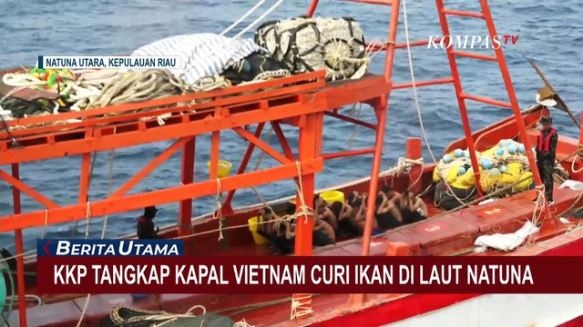 KKP Tangkap Dua Kapal Berbendera Vietnam yang Curi Ikan di Laut Natuna