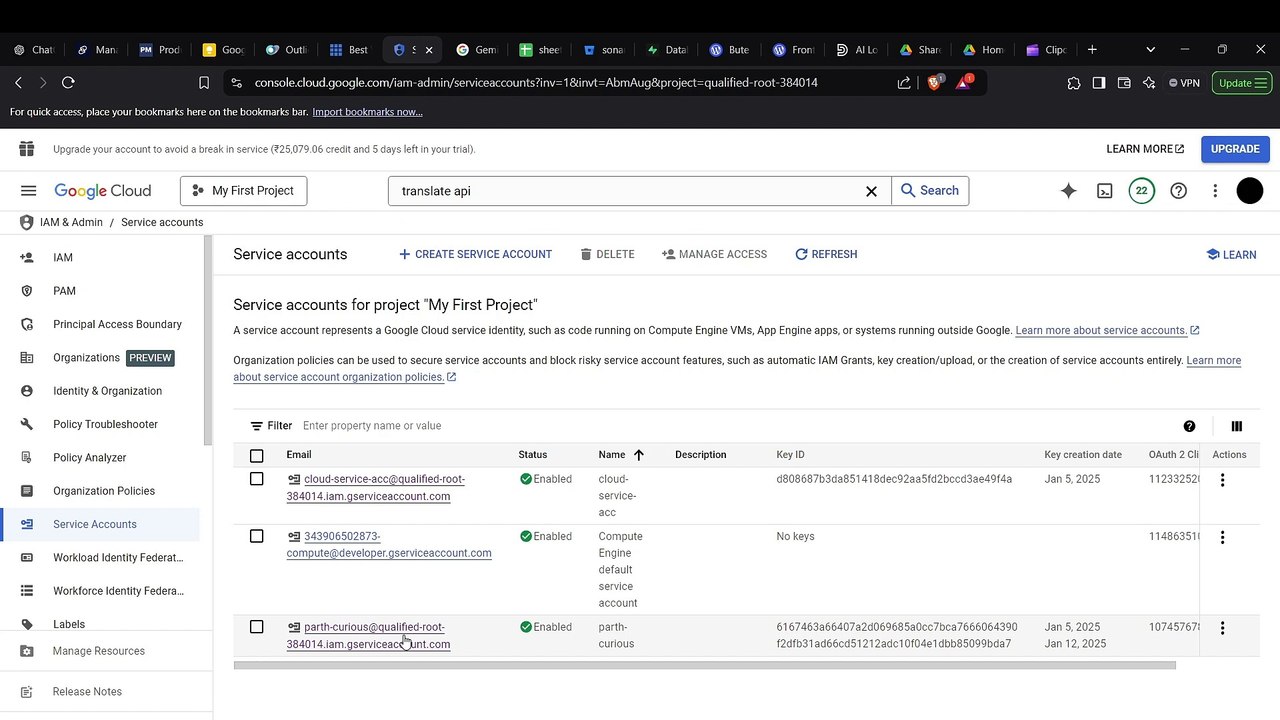 How to Generate a Google Translate API Key | Enable Google Cloud Translation API (2025)