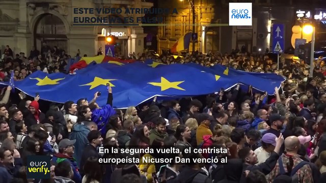 Se difunde en internet un falso informe de 'Euronews' sobre supuestas injerencias electorales en Rumanía