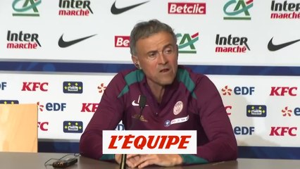 Luis Enrique : « Si quelqu'un est déconcentré, il ne jouera pas » - Foot - Coupe de France - PSG