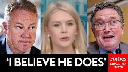 Karoline Leavitt Asked If Trump Wants Massie And Davidson Primaried After Voting Against Reconciliation