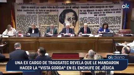 Una ex cargo de Tragsatec revela que le mandaron hacer la "vista gorda" en el enchufe de Jésica