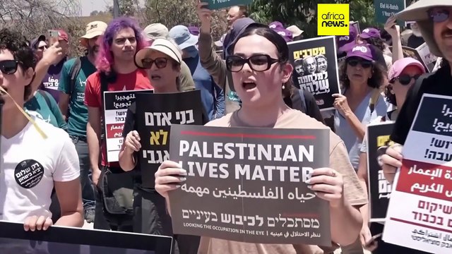 Des manifestants israéliens demandent la fin de l'offensive à Gaza