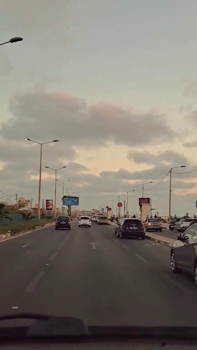 Journey Through the Highway Under a Moody Gray Sky .️
