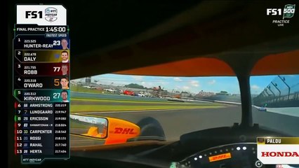 Indy 500 2025 Carb Day Palou Onboard Helmet Cam