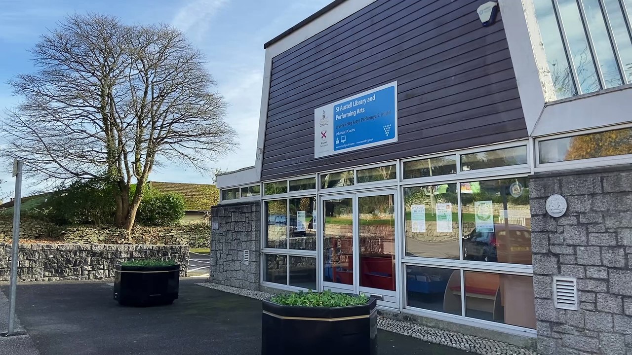 St Austell Library in Cornwall is celebrating its 65th anniversary - Video by Andrew Townsend