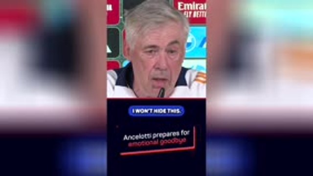 Ancelotti admits there may be tears during Real Madrid farewell