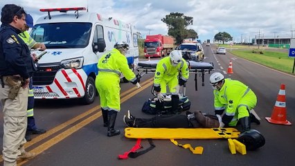 Conforme PRF, acidente na BR-277 pode ter sido provocado por um mal súbito