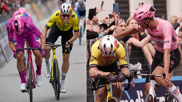 Cycling - Giro d'Italia 2025 - Stage 13 highlights - Brutal and never-ending final sprint with Wout Van Aert, Mads Pedersen, Del Toro...
