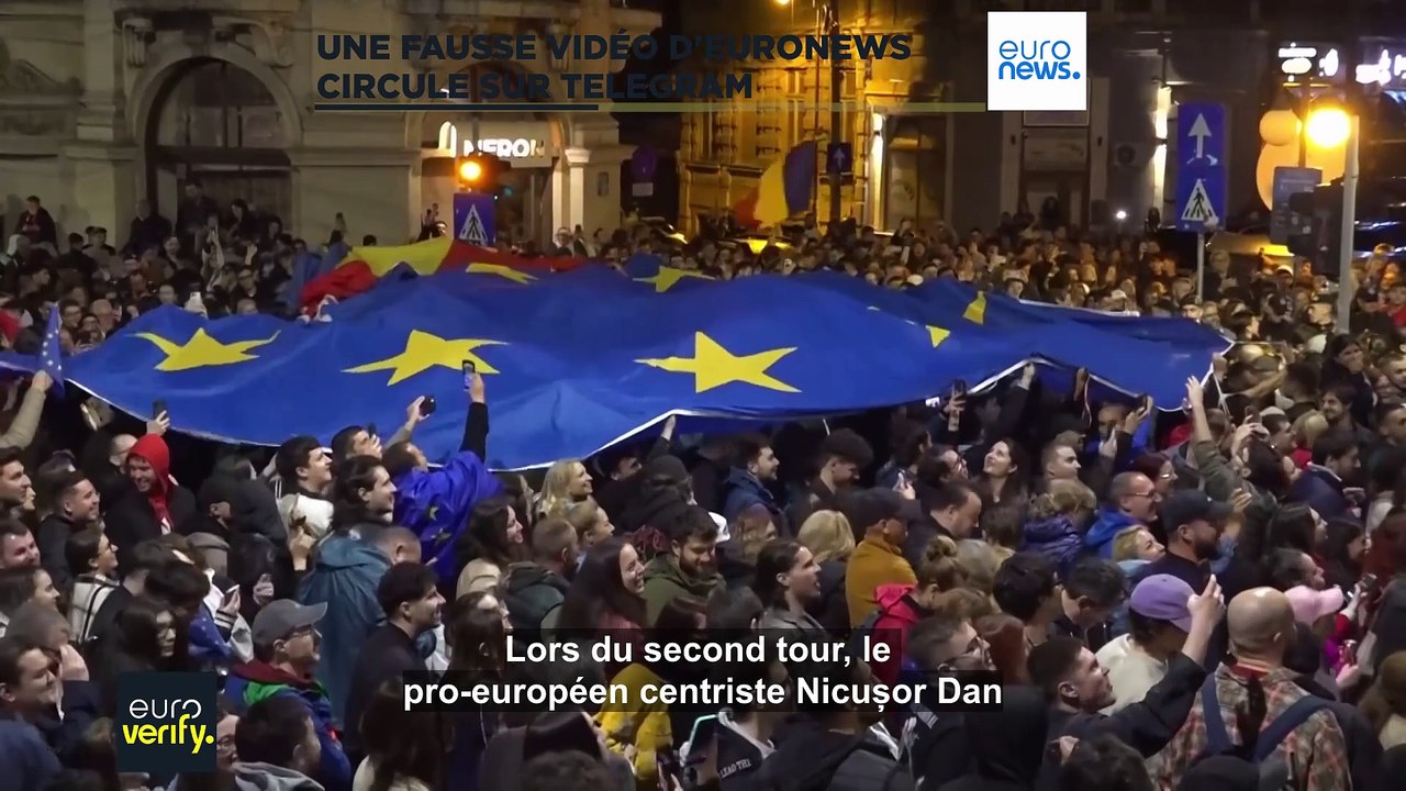 Une fausse vidéo d'Euronews sur l'ingérence dan...