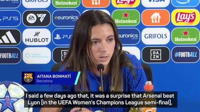 Bonmati shocked that Arsenal made it to UWCL final