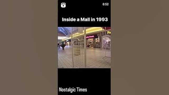 1993 Mall👀 #nostalgic #nostalgia #90s #mall #1993 #shorts #youtube #shopping #relatable #1990s #yt