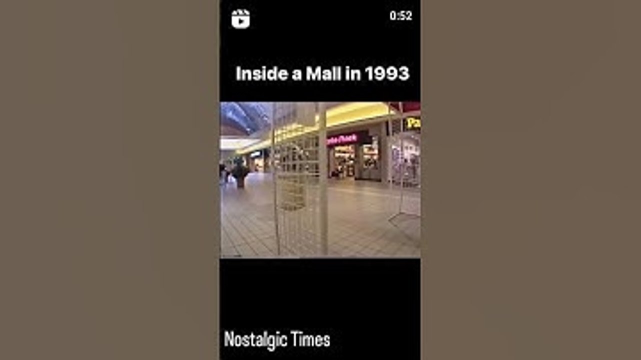 1993 Mall👀 #nostalgic #nostalgia #90s #mall #1993 #shorts #youtube #shopping #relatable #1990s #yt