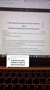 On analyse le sujet 2 Amérique du nord!#sujetbac #bac #bac2025 #bacmaths #terminale #spemaths