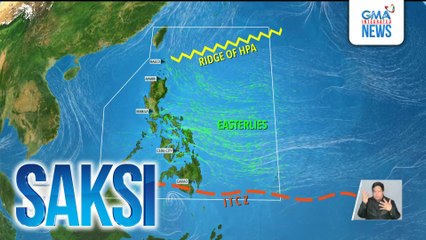 Pag-ulan sa ilang lugar sa bansa, asahan sa ngayong weekend | Saksi