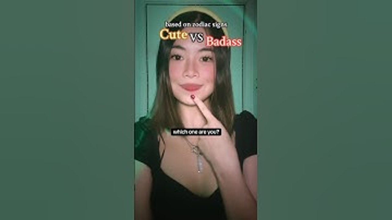 CUTE or BADASS: Which one are you based on zodiac signs?🔥#astrology #shorts #horoscope #fypシ゚