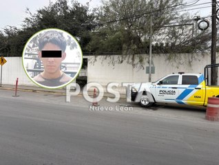 Detienen a hombre con droga en Monterrey y que era buscado por robo