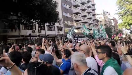 Il video della commemorazione all'albero Falcone