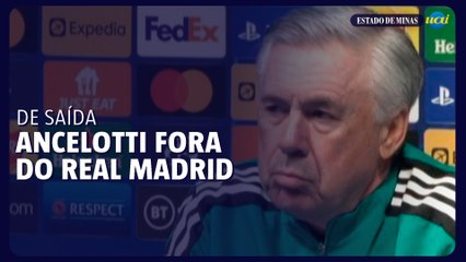 Real Madrid confirma saída de Ancelotti
