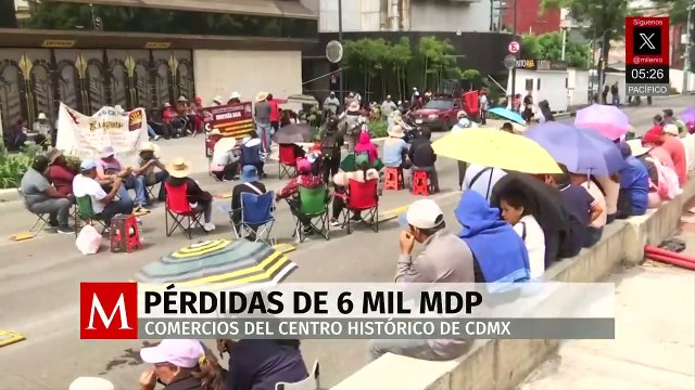 Canaco CdMx reporta pérdidas de 62 mdp por marchas de la CNTE en mayo