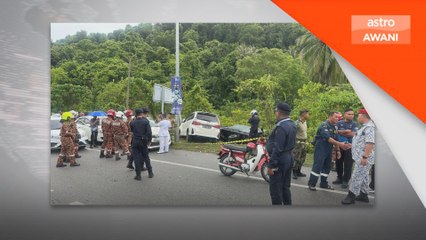 6 cedera lima kereta termasuk lori TLDM bertembung