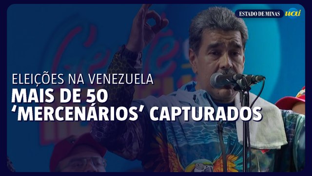 Maduro mais de 50 ‘mercenários’ capturados antes das eleições na Venezuela