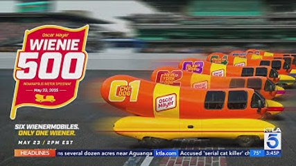 Wienermobiles to compete in inaugural ‘Wienie 500’ at Indianapolis Motor Speedway