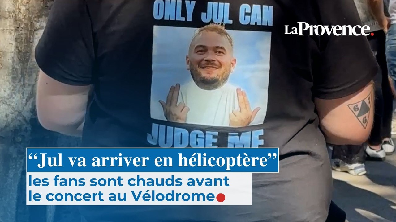 “Jul va arriver en hélicoptère” : les fans sont chauds avant le concert au Vélodrome