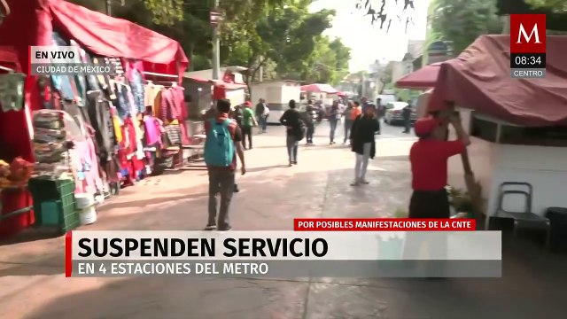 Estaciones del Metro cerradas y sin aviso desconciertan a usuarios en CdMx