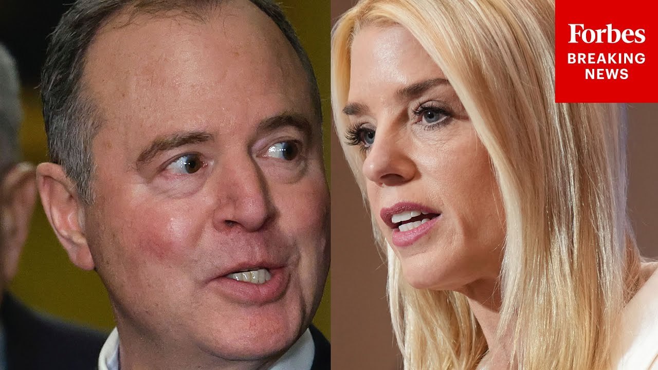 Adam Schiff Takes Square Aim At Bondi's DOJ For 'Weaponization Of Their Office Of Weaponization'