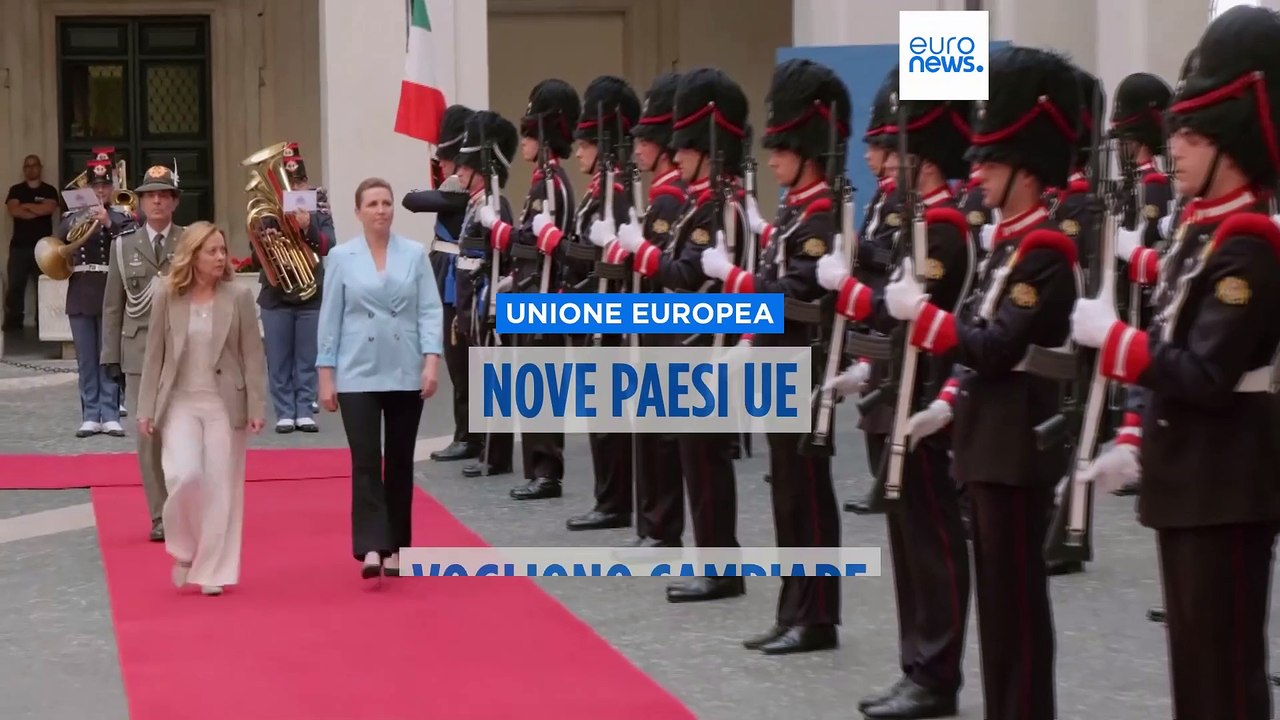 Migranti, Meloni con premier Frederiksen: Italia, Danimarca e 7 Paesi Ue vogliono cambiare la Cedu