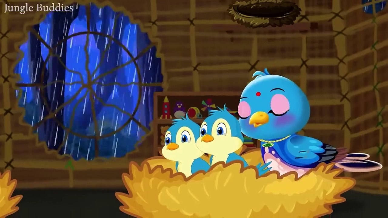 बारिश में चिड़िया की परेशानी । Jungle me Barish ki