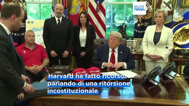 Harvard, giudice federale sospende il divieto di Trump di ammettere studenti stranieri