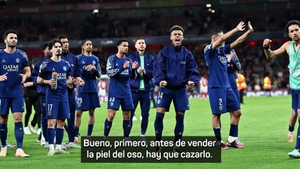 Luis Enrique, sobre el triplete: "Antes de vender la piel del oso, hay que cazarlo"