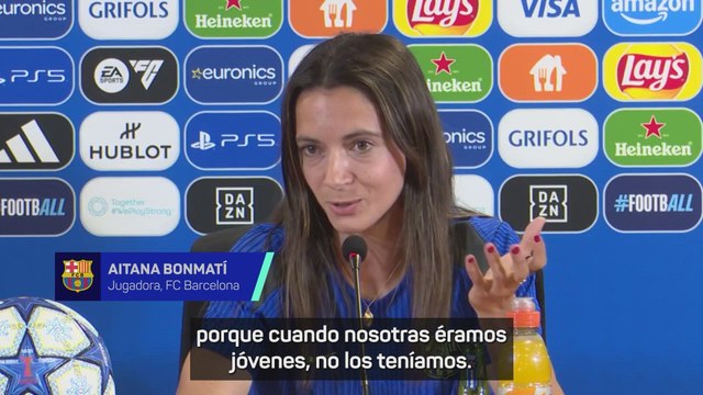 Aitana y Alexia hablan en la previa a la final vs. Arsenal con un mensaje a las futuras generaciones: Podéis ser futbolistas profesionales