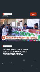 Tiendas del plan 3000  están de luto por la  crisis económica