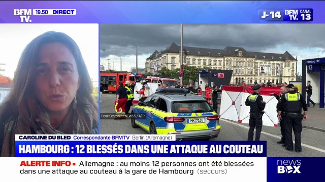 Allemagne: au moins 12 personnes ont été blessées dans une attaque au couteau à la gare de Hambourg